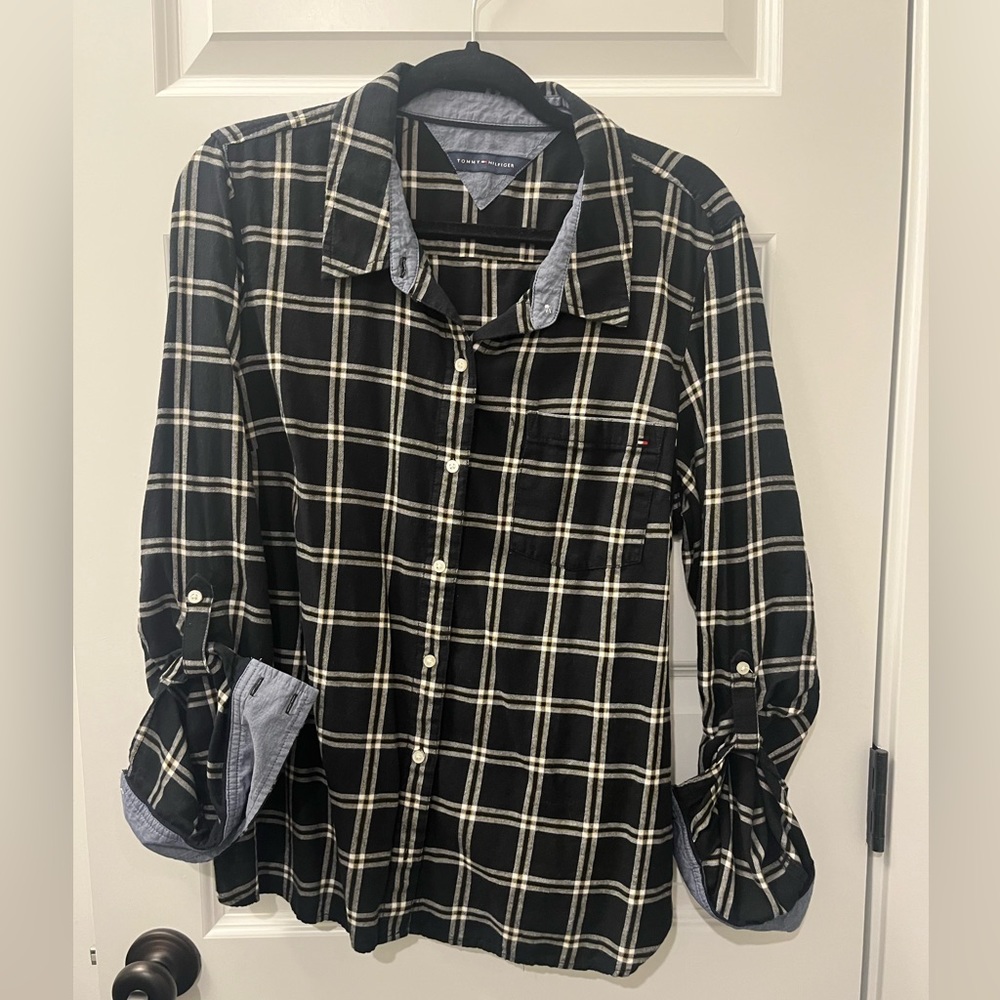 Tommy Hilfiger plaid button down